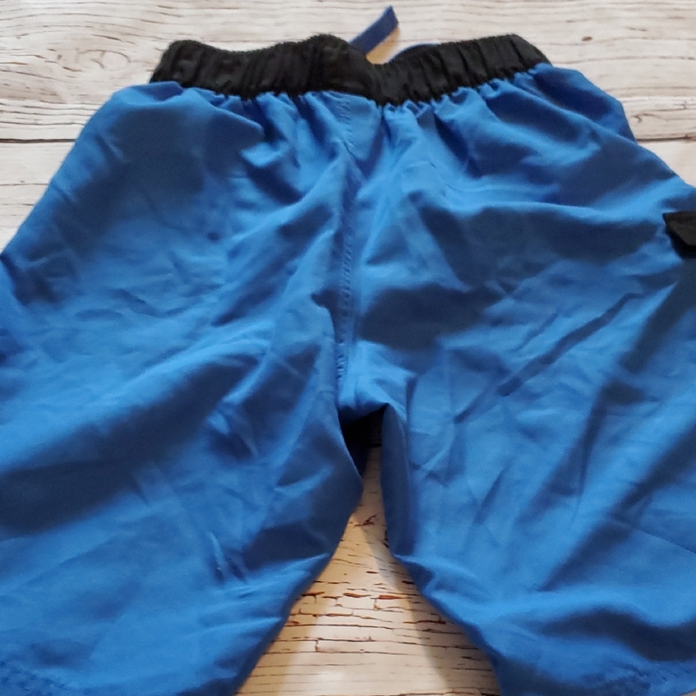 Adidas Kids Blue Swim Trunks - Picture 8 of 9